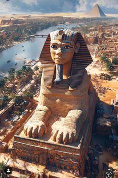 Le grand Sphinx de Gizeh